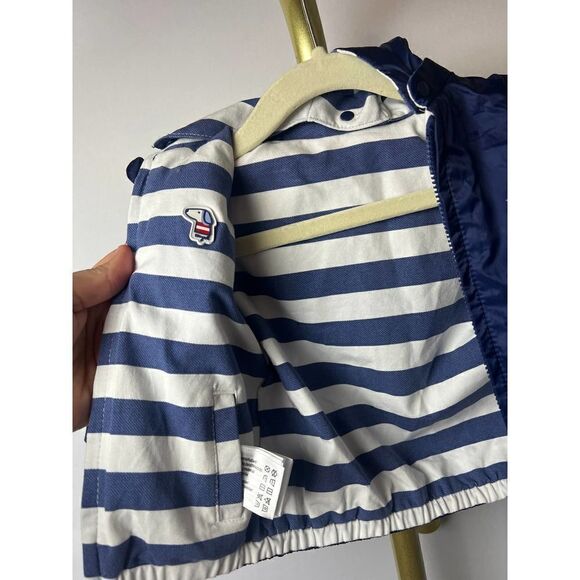 Mayoral Royal Blue Reversible Windbreaker NWT Sz. 2-4mo. - Picture 6 of 7